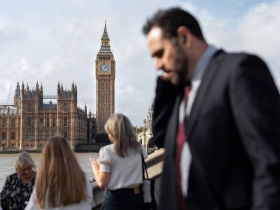 The Palace of Westminster in London. Russia's intelligence service has carried out a yearslong cyberattack campaign against high-profile politicians, public service staff members, journalists and others, the British government said on Dec. 7.
