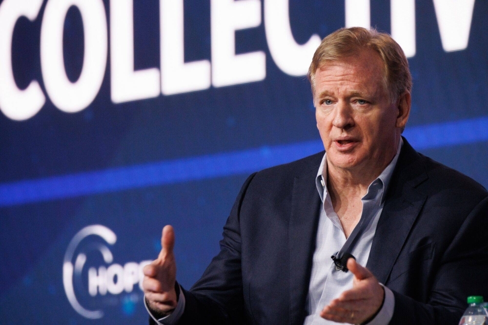 Roger Goodell, commissioner of the National Football League, at a meeting in Atlanta on Tuesday. 