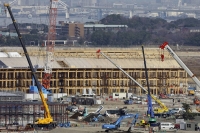 The latest estimate of venue construction costs for the Expo was raised to ¥235 billion recently, compared with an initial projection of ¥125 billion. | KYODO