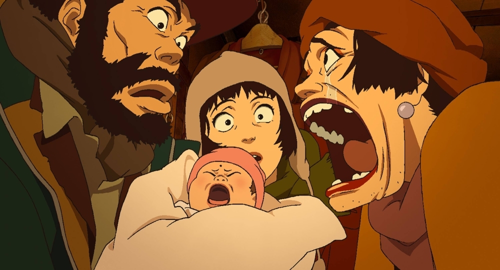 Holiday classic "Tokyo Godfathers" centers on three homeless people who have formed a makeshift family. 