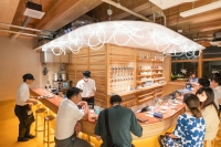 What's old in Tokyo libations is new again at Heiwa Doburoku Kabutocho Brewery, where sake's cloudy, rustic predecessor takes center stage. | COURTESY OF HEIWA SHUZO
