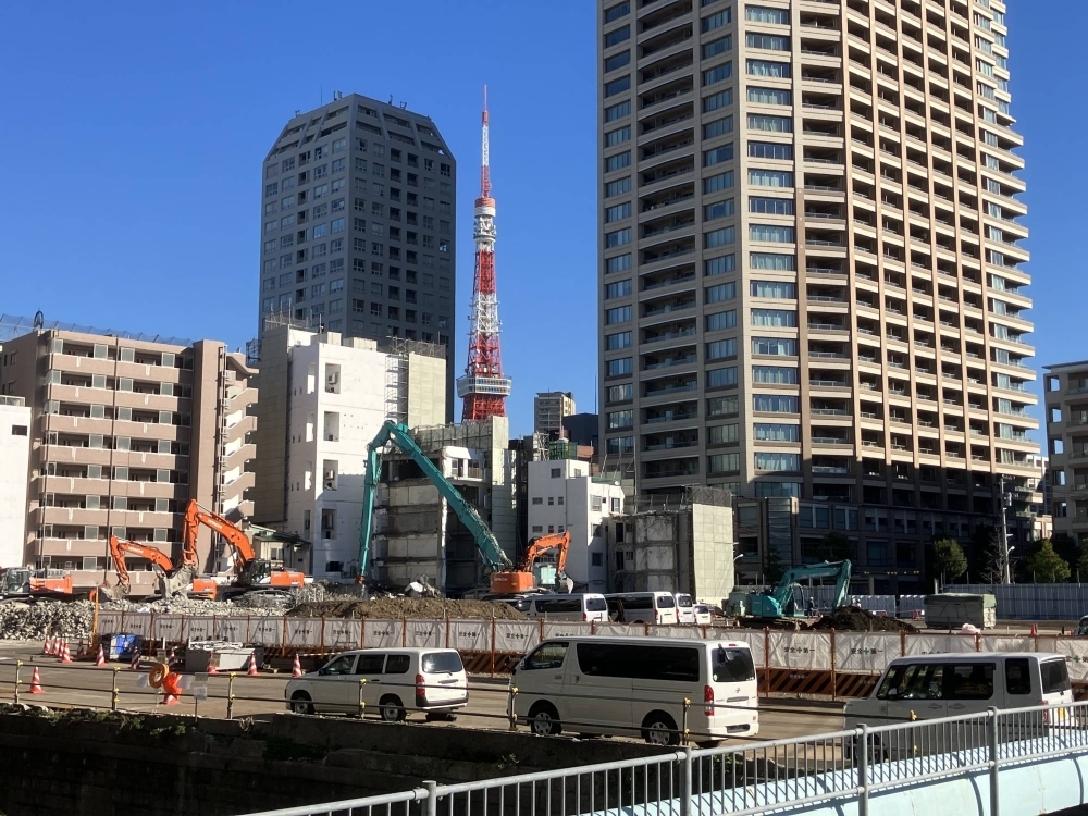 Towers and high-rises have been a fixture of the Minato Ward skyline for years, and their spread inevitably comes at the cost of lower and older structures.