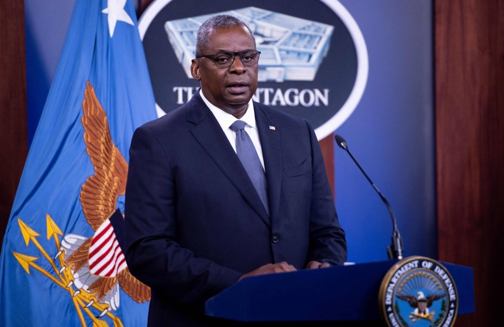 U.S. Secretary of Defense Lloyd Austin III in 2021. The U.S. military carried out strikes on three sites used by Iran-backed forces in Iraq on Dec. 25 after an attack wounded American personnel earlier that day, Austin has said.