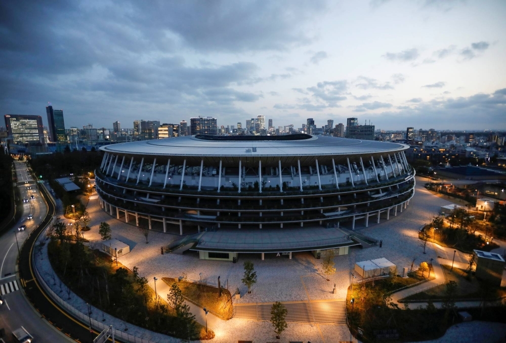 National Stadium in Tokyo will host the North Korean men's and women's soccer teams for qualifying matches in February and March. 