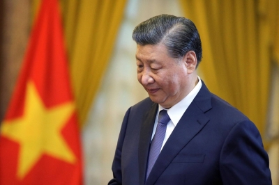 Chinese President Xi Jinping attends a meeting in Hanoi earlier this month. 