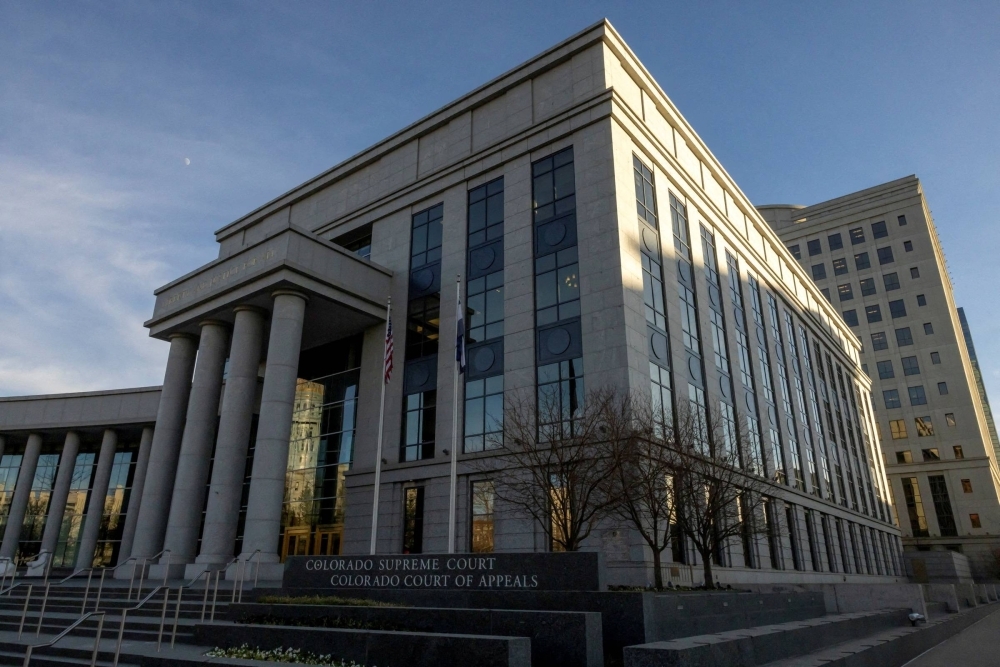 A general view of the Colorado Supreme Court in Denver, Colorado