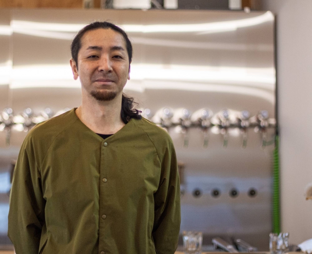 Hiromi Uetake founded his craft beer brewery, Brassiere Knot, inside a shuttered elementary school in eastern Hokkaido.