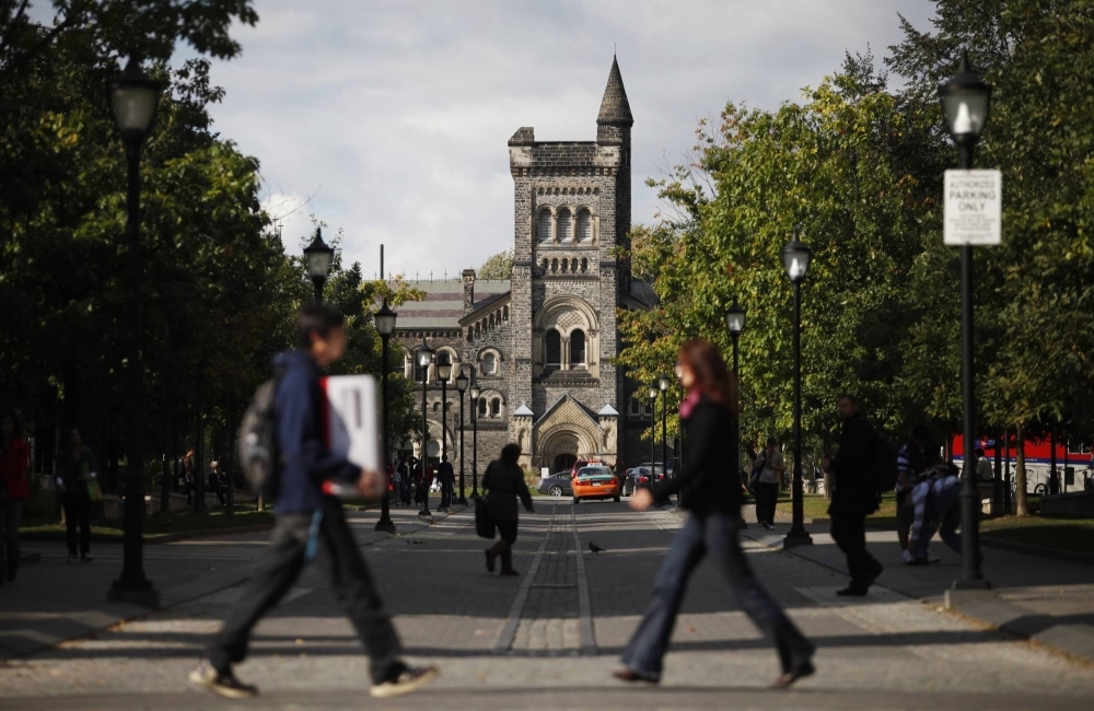The University of Toronto campus. International students are a cash cow for Canadian universities and a slowdown will be a blow to the institutions.