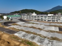 The Tsukuba Gate Park was created at an abandoned school. | Tsukuba