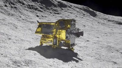 An image of Japan's SLIM lunar lander 