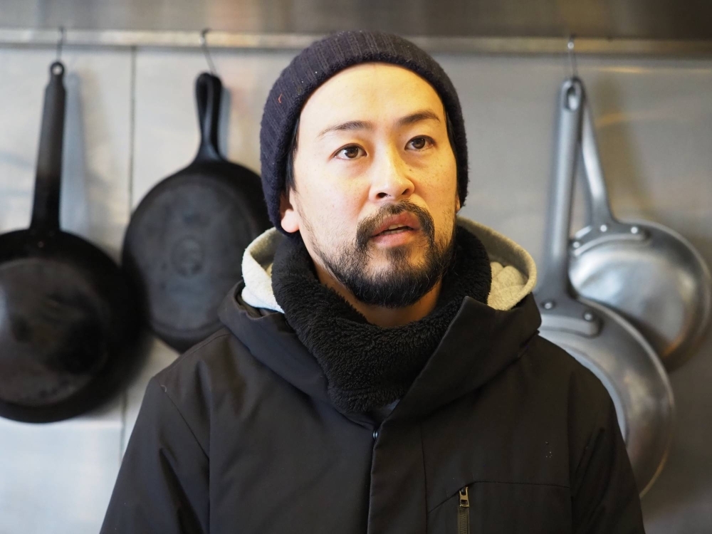 Chef Meiju Hirata has been focused on operating a meal system at an evacuation center in the city of Nanao. 