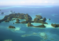 An aerial view of islands in Palau | REUTERS