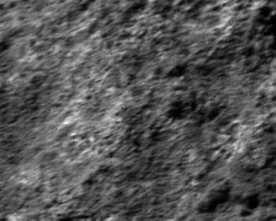 A photo taken by SLIM's camera, released by JAXA on Monday, shows the moon's surface