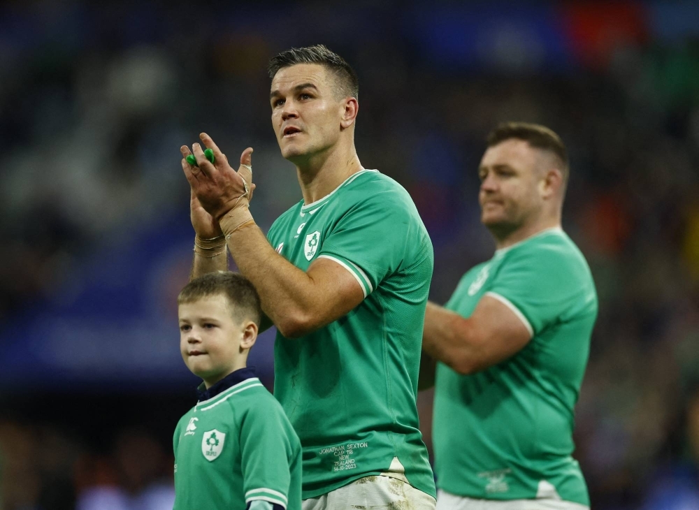 Ireland's Johnny Sexton retired after the team's loss against New Zealand at the Rugby World Cup in Oct. 2023.