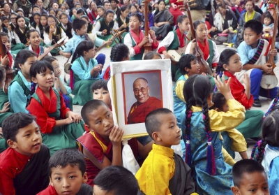 Celebrations mark the Dalai Lama's 80th birthday in Dharamsala, India, in July 2015. The question of who will succeed the Tibetan leader, Tenzin Gyatso, now 88, looms large.