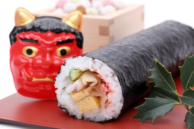 The thick, supposedly lucky sushi rolls of Setsubun are full of it.