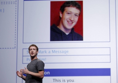 Facebook CEO Mark Zuckerberg delivers his keynote address at the f8 Developers Conference in San Francisco in 2011.