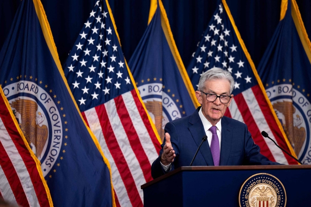 U.S. Federal Reserve chair Jerome Powell holds a news conference after a Federal Open Market Committee meeting in Washington on Wednesday. Powell signaled that an interest rate cut as soon as in March is unlikely, as the central bank remains data-dependent when mulling its next steps.