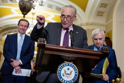 Senate Majority Leader Chuck Schumer has said an initial vote on the bill would take place no later than Wednesday, but faces opposition from both sides of the aisle.