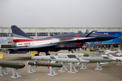A Chinese J-10 jet fighter in Zhuhai, Guangdong province, China, in November 2014. Relations between Saudi Arabia and China have become closer in the energy industry and beyond. The two countries are working to expand cooperation in fields including aircraft, artificial intelligence and infrastructure.