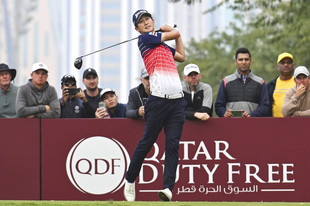Rikuya Hoshino won the Qatar Open in Doha on Sunday. 