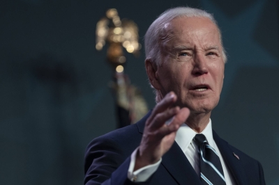 U.S. President Joe Biden in Washington on Monday. Biden's re-election campaign has launched a TikTok account in a bid to reach younger voters, a move that comes as the popular short-form video platform confronts concerns over its ties to China.