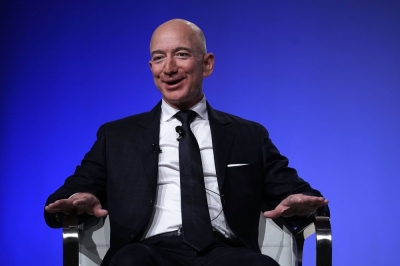 Amazon CEO And Blue Origin Founder Jeff Bezos 