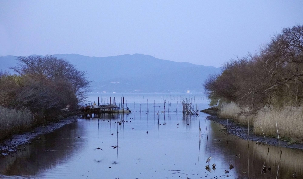 A site near Lake Hamana in Kosai, Shizuoka Prefecture, where a boy's body was found