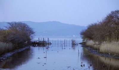 A site near Lake Hamana in Kosai, Shizuoka Prefecture, where a boy's body was found