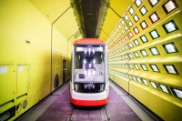 Sun simulation at the Rail Tec Arsenal facility in Vienna, Austria, on Dec. 15, 2023 | Bloomberg