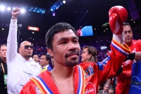 The International Olympic Committee denied Manny Pacquiao's request to compete in the Paris Games due to his age. | USA TODAY / VIA REUTERS