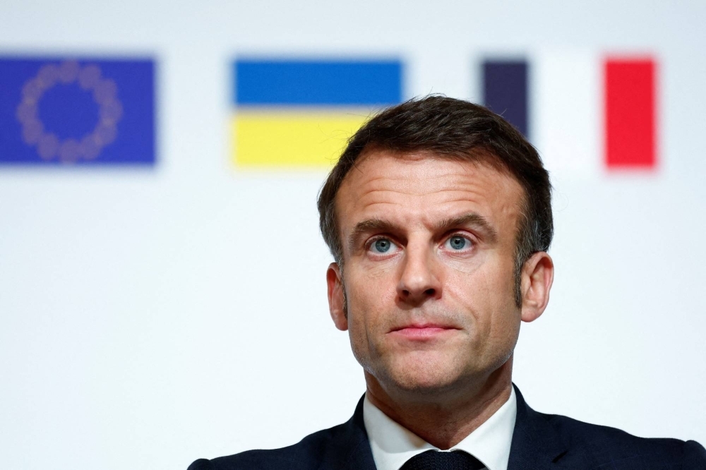 French President Emmanuel Macron  invited his European counterparts to the Elysee palace for a hastily arranged meeting to discuss how to ramp up ammunition supplies to Ukraine.