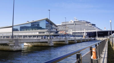 The Tokyo International Cruise Terminal in the Odaiba waterfront area will see a number of port calls by large cruise ships from March onward. 