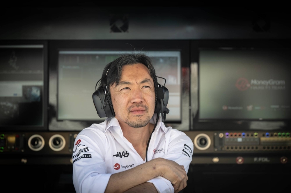 Haas' Ayao Komatsu is the first Japanese to be named team principal of a non-Japanese Formula One team. 