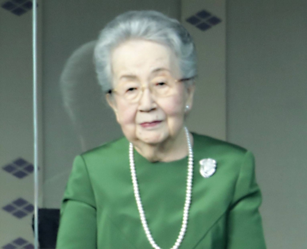 Princess Yuriko during a New Year greeting at the Imperial Palace on Jan. 2, 2020
