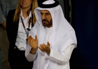 FIA president Mohammed Ben Sulayem in Bahrain on Friday | REUTERS