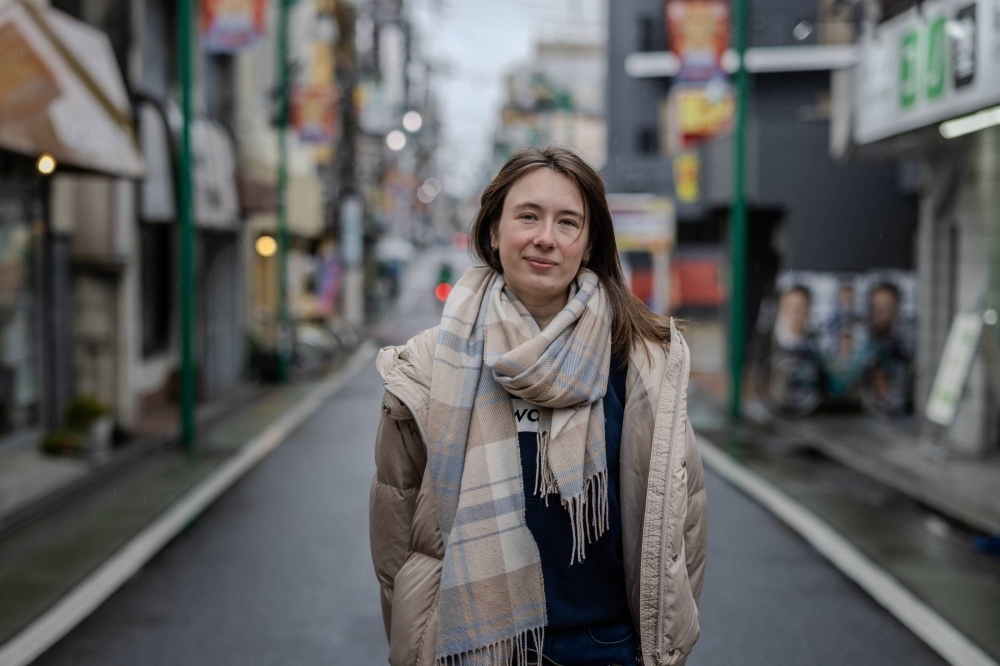 Yulia Naumenko is one of many Ukrainians living in Japan as the war in their home country stretches into its third year.