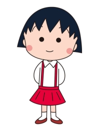 Tarako, who died at 63 on Monday, lent her husky voice to the main character of the long-running anime series "Chibi Maruko-chan." | Sakura Production / Nippon Animation / VIA JIJI