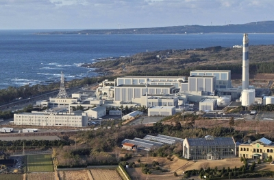 Hokuriku Electric Power's Shika nuclear power plant in Ishikawa Prefecture. After the Noto Peninsula earthquake, data from at least 18 monitoring posts to measure radiation levels around the Shika plant became unavailable.