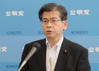 Keiichi Ishii, secretary-general of Komeito, has suggested that a snap election for the Lower House is possible this autumn. | Jiji