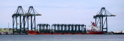 Shanghai Zhenhua Heavy Industries is one of the largest port machinery manufacturers in the world, owning a fleet of more than 20 transportation vessels, according to its website.