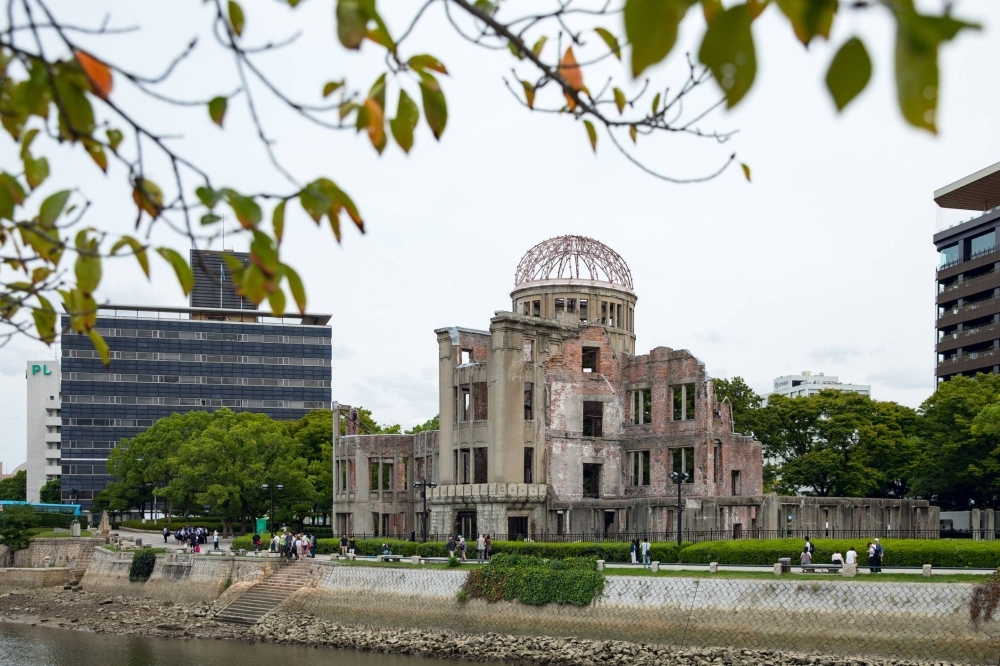 The Atomic Bomb Dome in Hiroshima remains an iconic symbol of the destruction of the atomic bomb on that city.