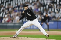 Dylan Cease pitches for the White Sox in Chicago on Sept. 29, 2023.  | USA TODAY / VIA REUTERS