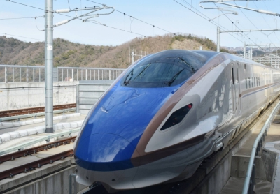 An extended section of the Hokuriku Shinkansen line will open on Saturday to connect the city of Kanazawa, Ishikawa Prefecture, and the city of Tsuruga, Fukui Prefecture.