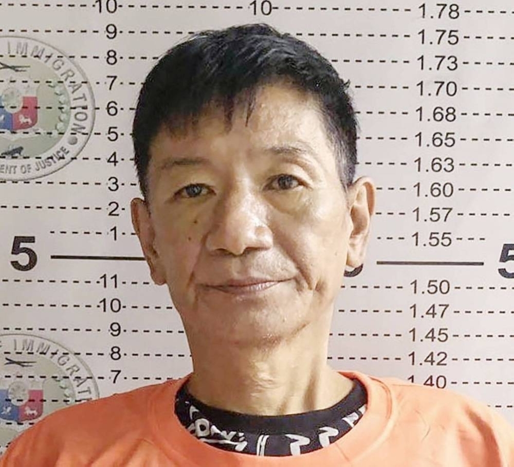 Takayuki Kagoshima, 55, was apprehended by immigration operatives on March 4 based on a warrant for theft and is currently detained in the Philippines.