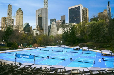 Pickleball courts in New York's famed Central Park 