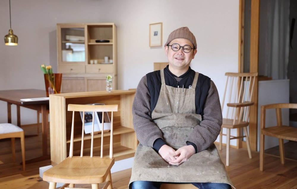 Yuji Takahashi says there is a culture of passing down good furniture for generations in places like northern Europe. He wants such practice to be the norm in Japan as well.