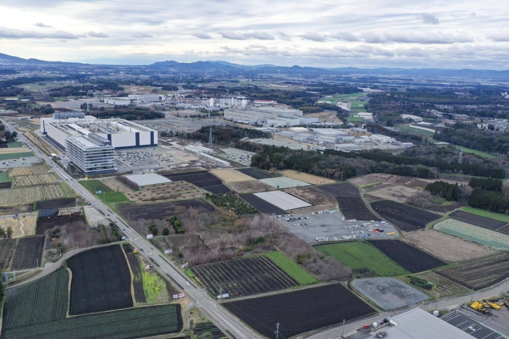 Taiwan Semiconductor Manufacturing Co.'s (TSMC) new plant in Kikuyo, Kumamoto Prefecture