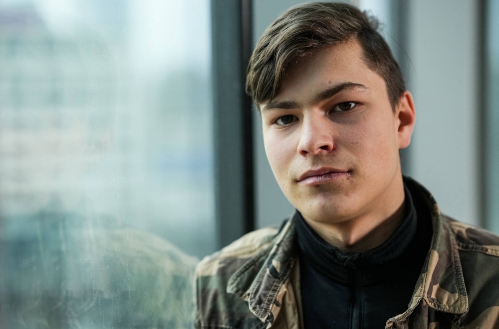 Denys Kostev, a Ukrainian teen who lived in an orphanage in southern Ukraine and ended up in Russian-controlled territory following Moscow's full-scale invasion