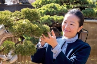 Kaori Yamada grew up surrounded by bonsai her whole life and was expected to carry on her family's 170-year-old legacy when she became an adult. | LAURA POLLACCO
